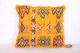 Striped moroccan pillow 14.5 INCHES X 15.3 INCHES