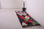 Wonderful carpet moroccan wool rug - 3.1 FT X 8.1 FT