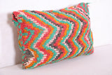 Striped moroccan pillow 12.9 INCHES X 19.6 INCHES