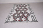 Handknotted azilal Berber Moroccan rug 5.5 FT X 8.4 FT
