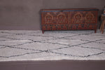 Vintage handmade beni ourain rug 6 FT X 9.6 FT