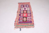 Colorful moroccan Runner Azilal rug 2.3 FT X 5.9 FT