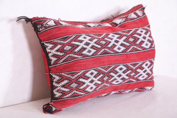 Vintage moroccan pillow 12.5 INCHES X 18.8 INCHES