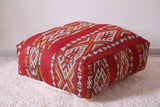 Moroccan berber handwoven KIlim rug Pouf