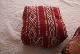 Moroccan berber handwoven KIlim rug Pouf