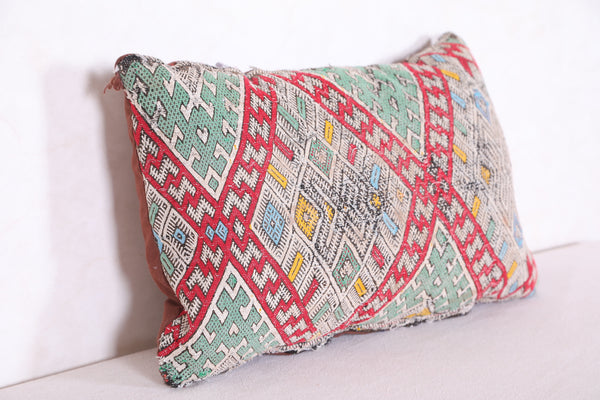 Striped moroccan pillow 13.7 INCHES X 20 INCHES