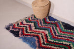 Runner colorful Moroccan berber rug - 2.4 FT X 6.5 FT