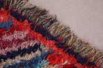 Runner colorful Moroccan berber rug - 2.4 FT X 6.5 FT