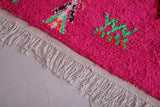 Custom berber Moroccan rug, Handmade pink carpet