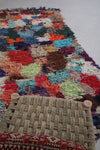Colorful Moroccan berber rug 3.9 FT X 8.4 FT