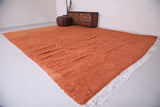 Custom all wool berber rug, Moroccan orange carpet