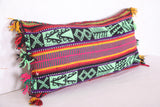 Vintage moroccan pillow 13.7 INCHES X 25.1 INCHES
