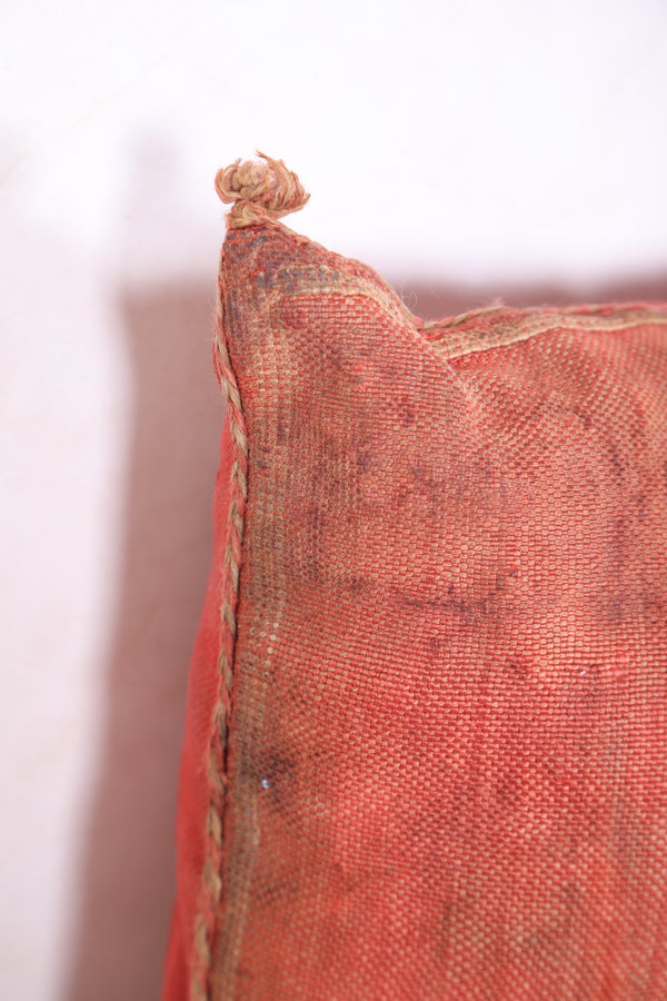 Striped moroccan pillow 16.5 INCHES X 16.9 INCHES