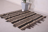 Handwoven moroccan rug 4.3 ft x 4.1 ft