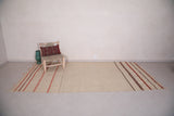 Runner flatwoven vintage Moroccan carpet - 5.5 FT X 11.4 FT