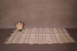 Beautiful flatwoven moroccan berber rug - 4 FT X 7 FT