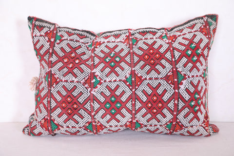 Vintage moroccan pillow 14.9 INCHES X 21.6 INCHES
