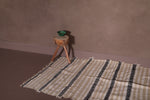 Hallway flatwoven berber Moroccan rug - 3.8 FT X 6.9 FT