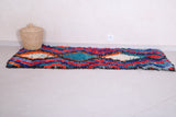 Vintage Colorful moroccan berber Rug 2.5 FT X 6 FT