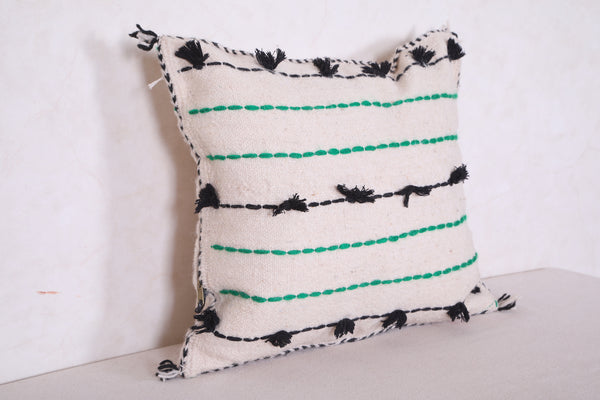 Striped moroccan pillow 18.1 INCHES X 20 INCHES