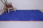 Blue handmade moroccan rug 7.1 FT X 9.8 FT