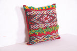 Vintage moroccan pillow 17.3 INCHES X 17.7 INCHES