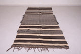 Hallway handwoven berber Moroccan rug - 4.3 FT X 9.8 FT