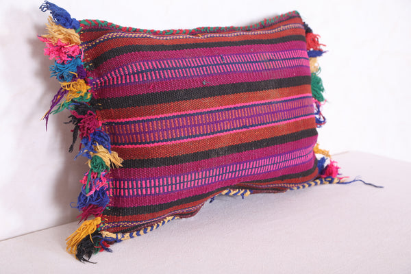 Striped moroccan pillow 14.1 INCHES X 19.6 INCHES