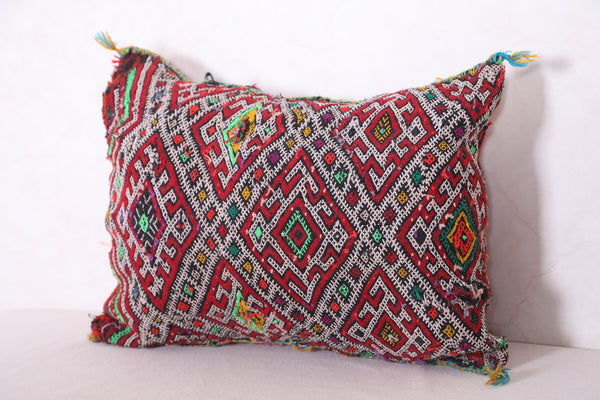 Vintage moroccan pillow 16.1 INCHES X 23.2 INCHES
