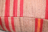 Moroccan woven handmade berber kilim rug pouf