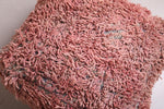 Handmade berber all wool azilal rug Pouf