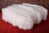 Moroccan kilim handmade rug berber pouf