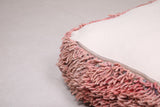 Handmade berber all wool azilal rug Pouf