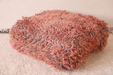 Handmade berber all wool azilal rug Pouf