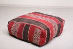 Moroccan kilim handmade woven berber rug pouf