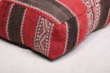 Moroccan kilim handmade woven berber rug pouf