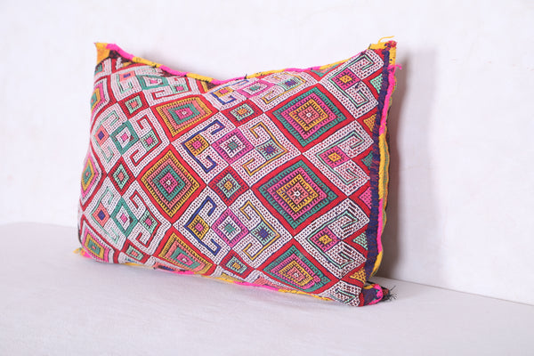 Moroccan handmade kilim pillow 14.1 INCHES X 21.2 INCHES