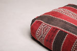 Moroccan kilim handmade woven berber rug pouf