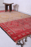 Vintage handmade rug 5.7 FT X 10 FT