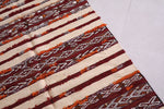 Beautiful flatwoven moroccan berber rug - 3.1 FT X 6.4 FT