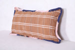 Moroccan handmade kilim pillow 12.9 INCHES X 23.6 INCHES