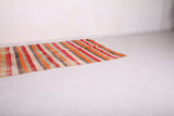 Entryway flatwoven berber moroccan rug , 5.9 FT X 11.4 FT
