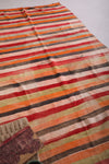Entryway flatwoven berber moroccan rug , 5.9 FT X 11.4 FT