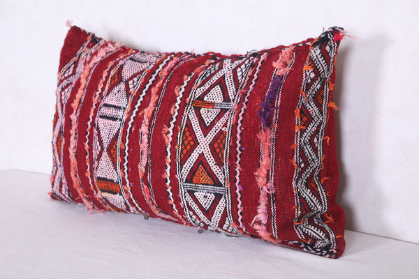 Moroccan handmade kilim pillow 14.1 INCHES X 23.2 INCHES