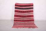 Hand Woven moroccan rug 3.9 FT X 6.4 FT