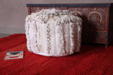 Berber kilim handmade round rug pouf