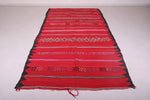 Large flatwoven moroccan berber rug - 5.5 FT X 12 FT