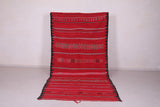 Large flatwoven moroccan berber rug - 5.5 FT X 12 FT