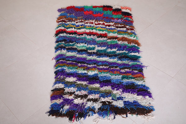 small runner Moroccan handmade rug - 2.8 FT X 5.3 FT