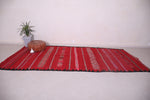 Large flatwoven moroccan berber rug - 5.5 FT X 12 FT